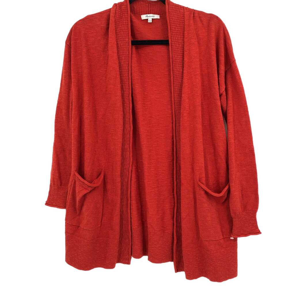 Madewell Orange Cardigan | Womens S